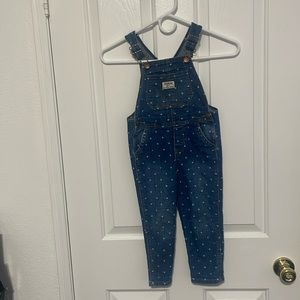 Oshkosh polkadot overalls 3t